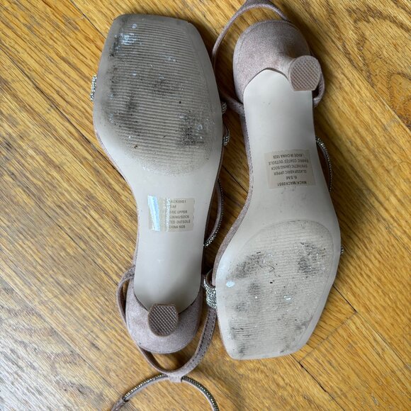 Steve Madden Strappy Sparkly Heel - Size 6.5 Women - Picture 2 of 12